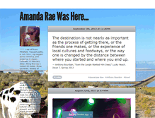 Tablet Screenshot of amandaraewashere.com